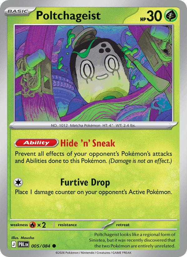 Poltchageist 005/084 – Pitch Black – Pokémon TCG