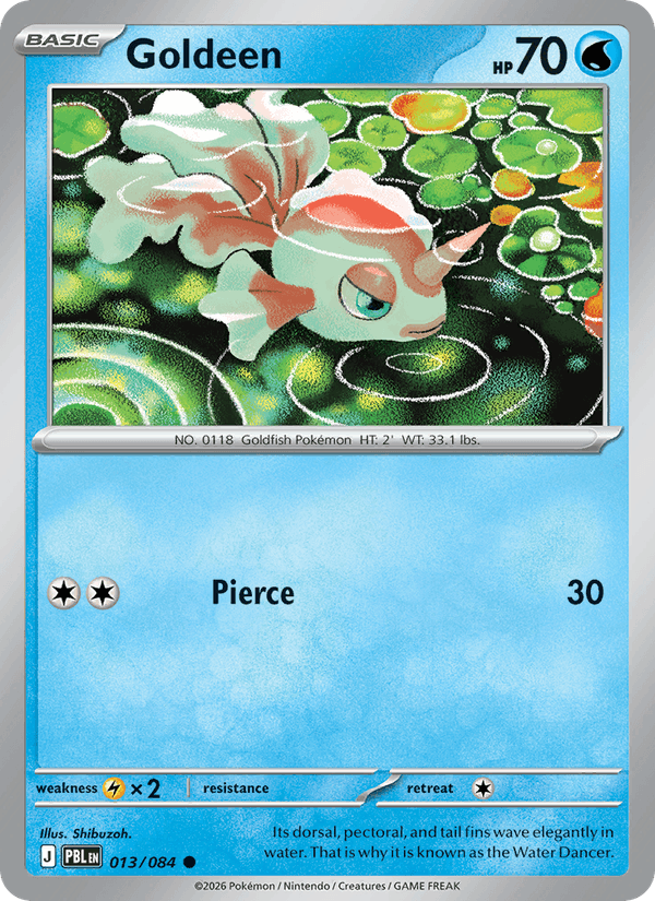 Goldeen 013/084 – Pitch Black – Pokémon TCG