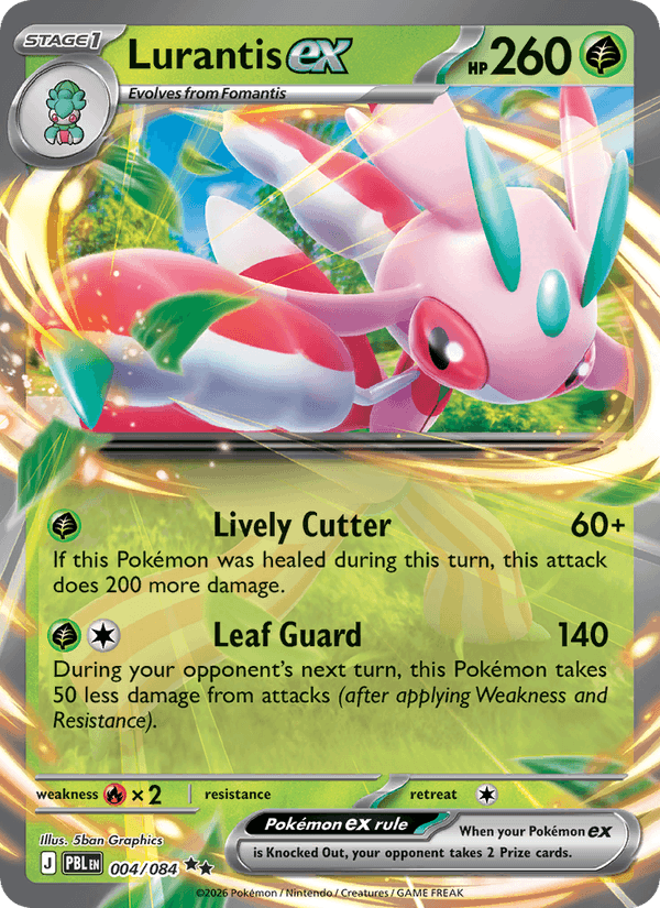 Lurantis ex 004/084 – Pitch Black – Pokémon TCG