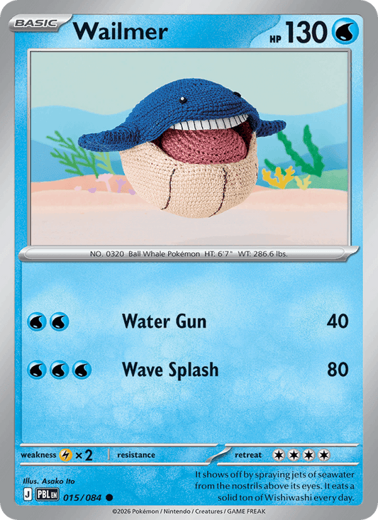 Wailmer 015/084 – Pitch Black – Pokémon TCG